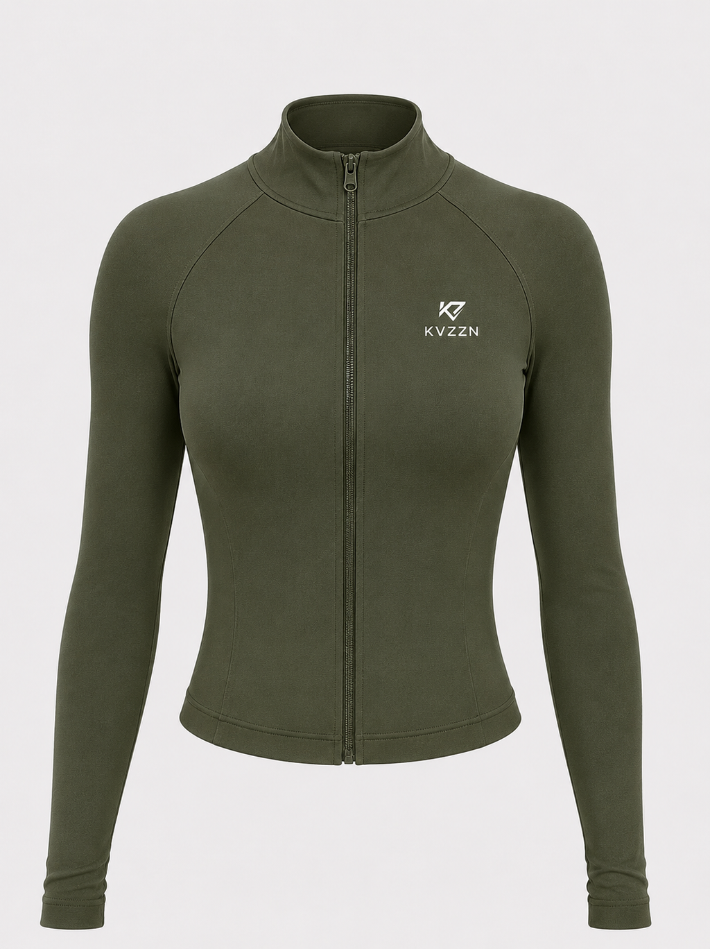 KVZZN Sculpt Zip Jacket – Sage Green
