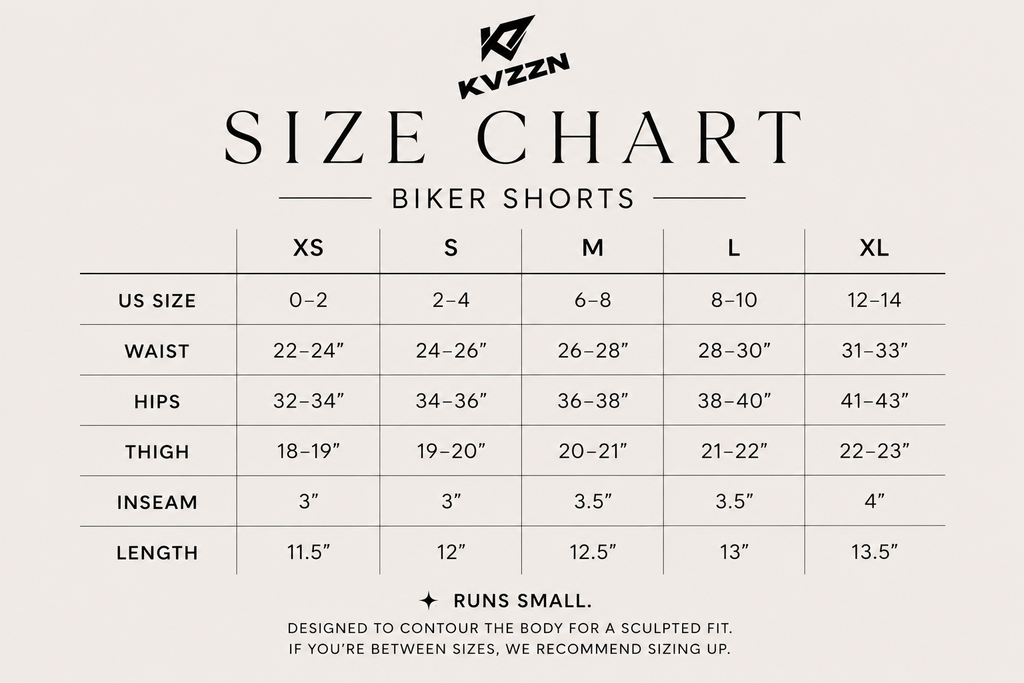 KVZZN Sculpt Biker Shorts — Blue