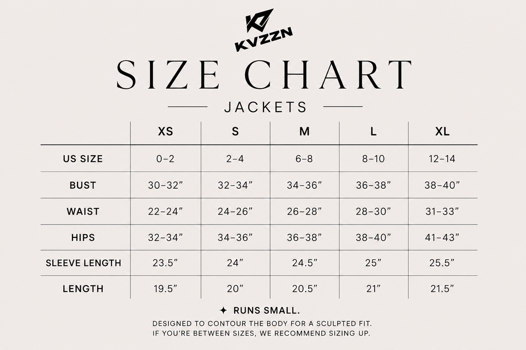 KVZZN Sculpt Zip Jacket – Ember