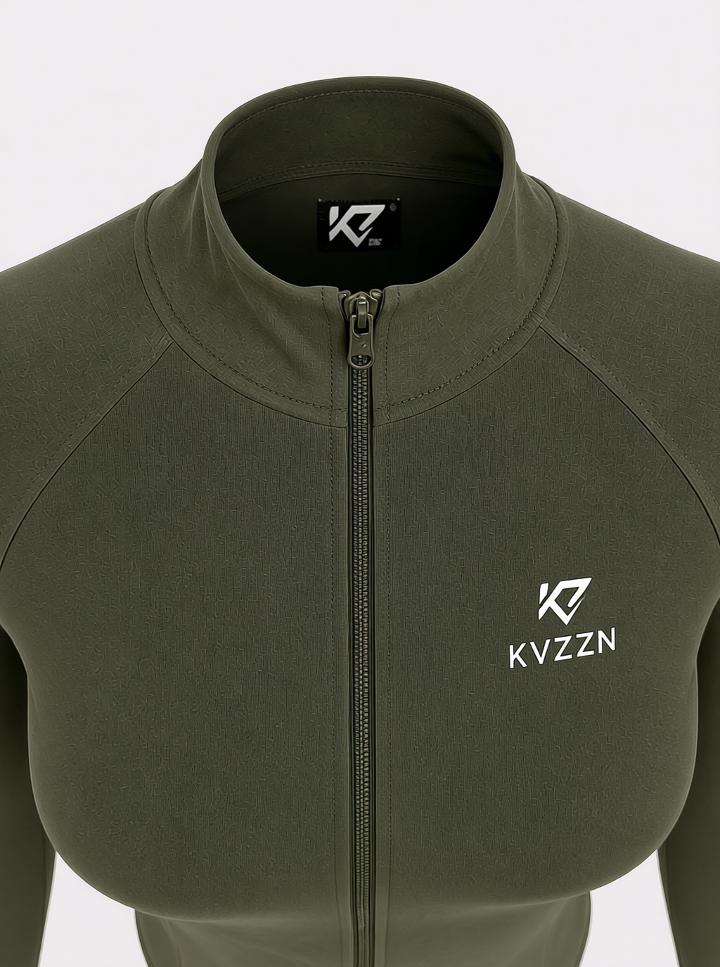 KVZZN Sculpt Zip Jacket – Sage Green