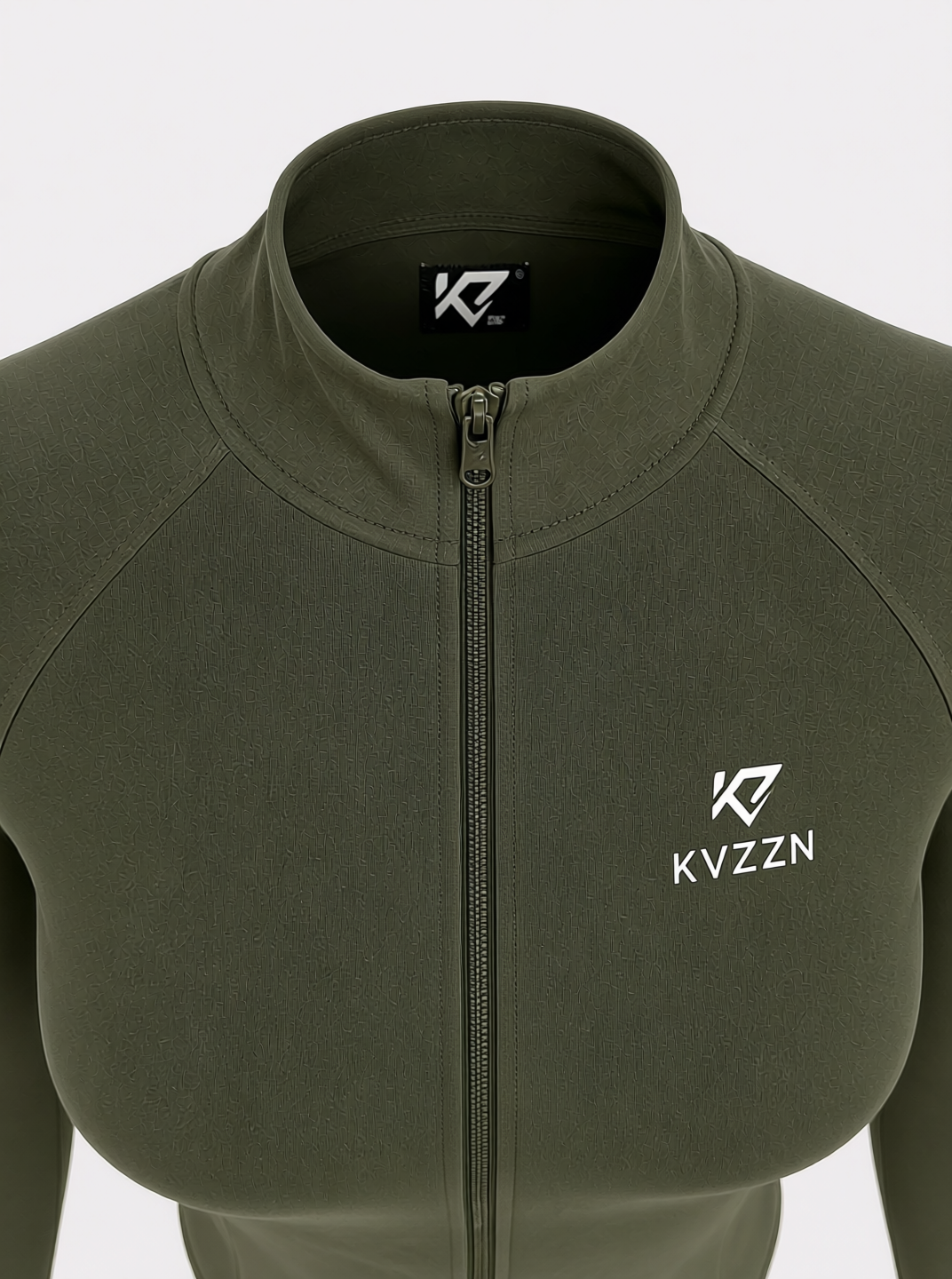 KVZZN Sculpt Zip Jacket – Sage Green