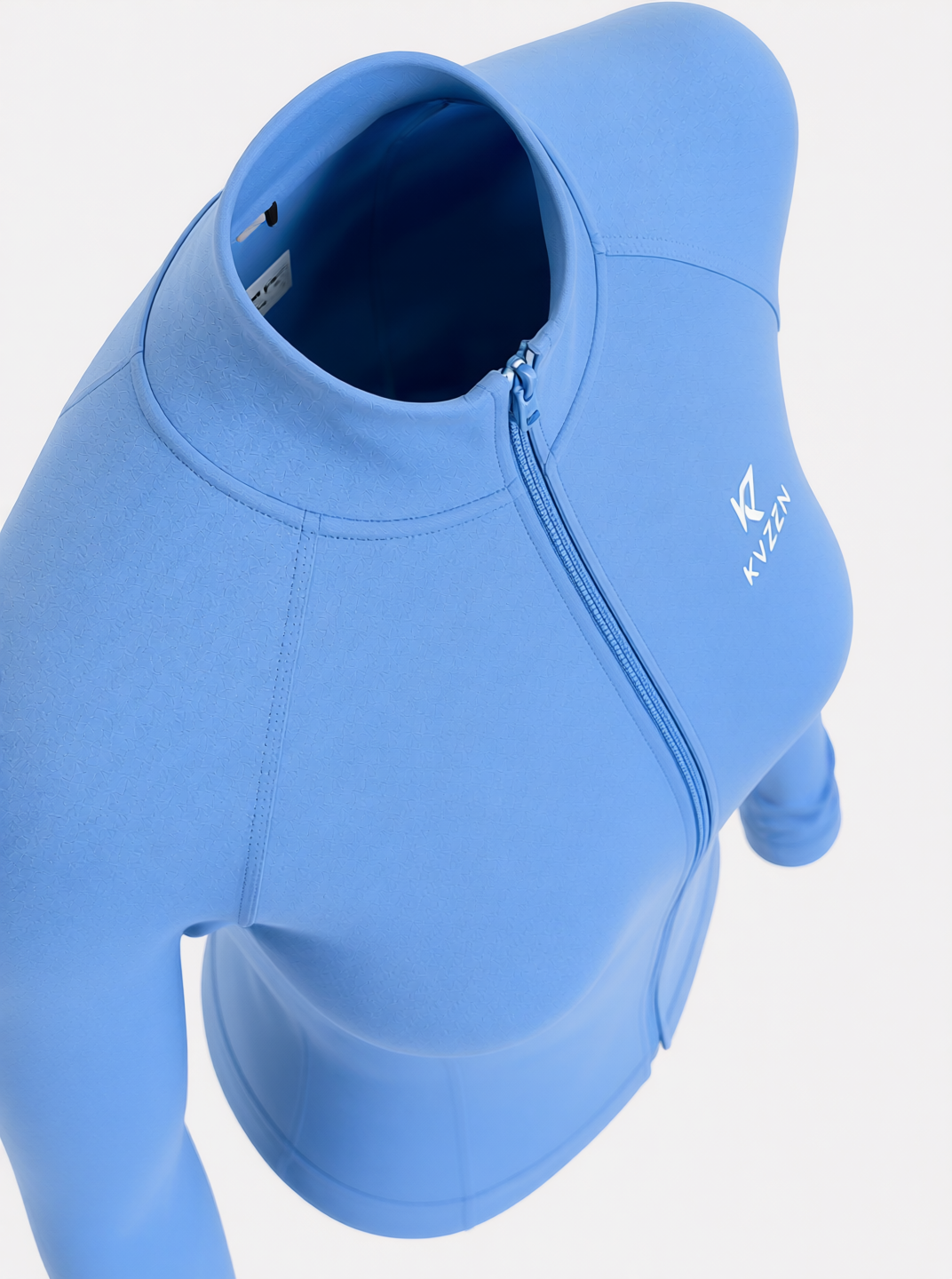 KVZZN Sculpt Zip Jacket – Baby Blue