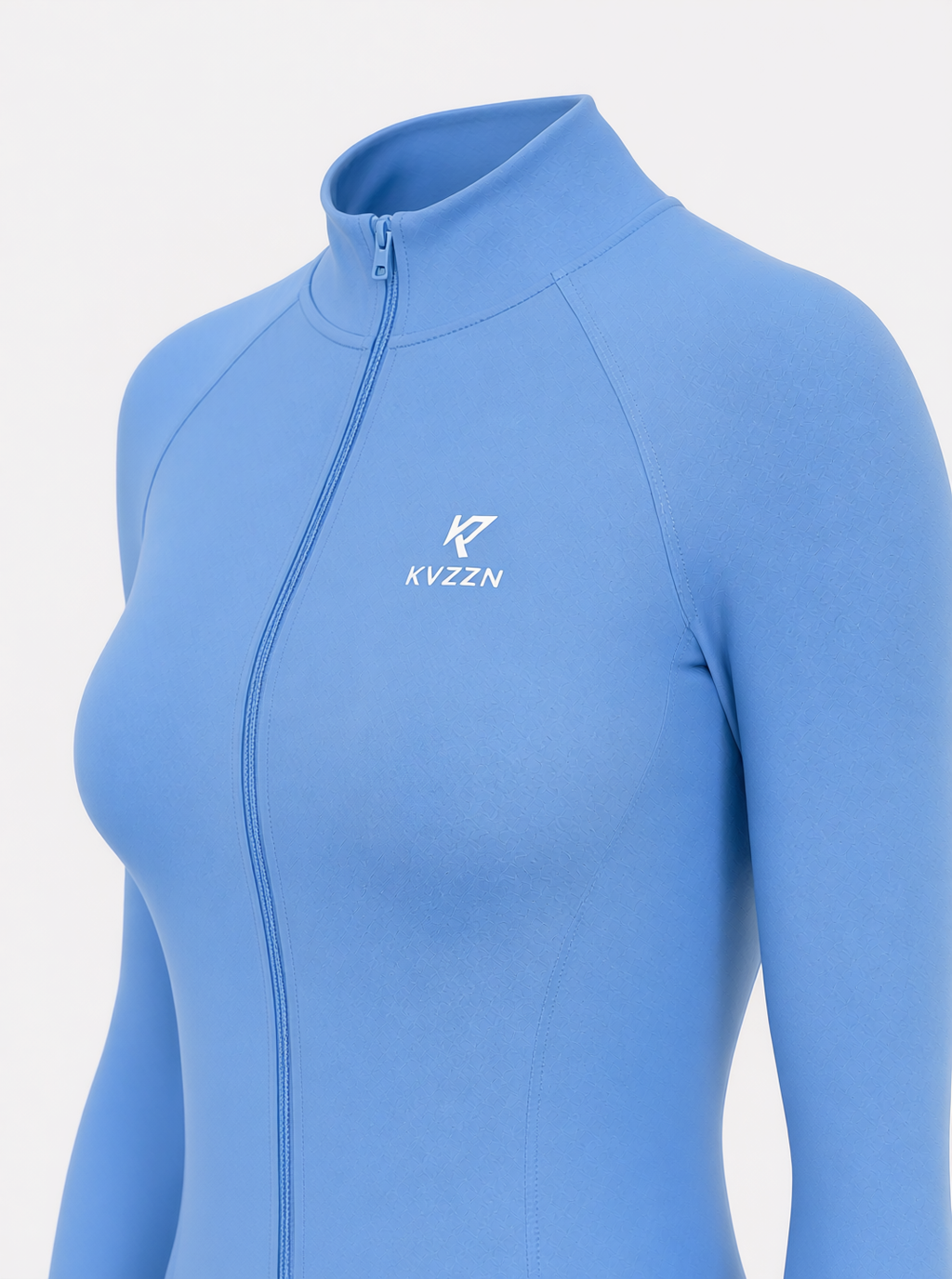 KVZZN Sculpt Zip Jacket – Baby Blue