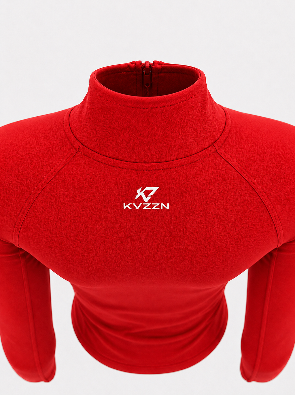 KVZZN Sculpt Zip Jacket – Crimson